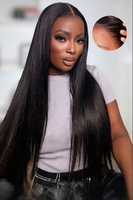 Luxury straight human hair 18” 13*6  150density