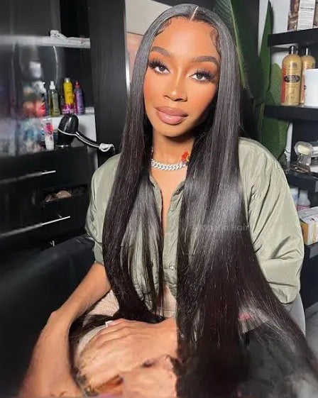 Luxury straight human hair 18” 13*6  150density