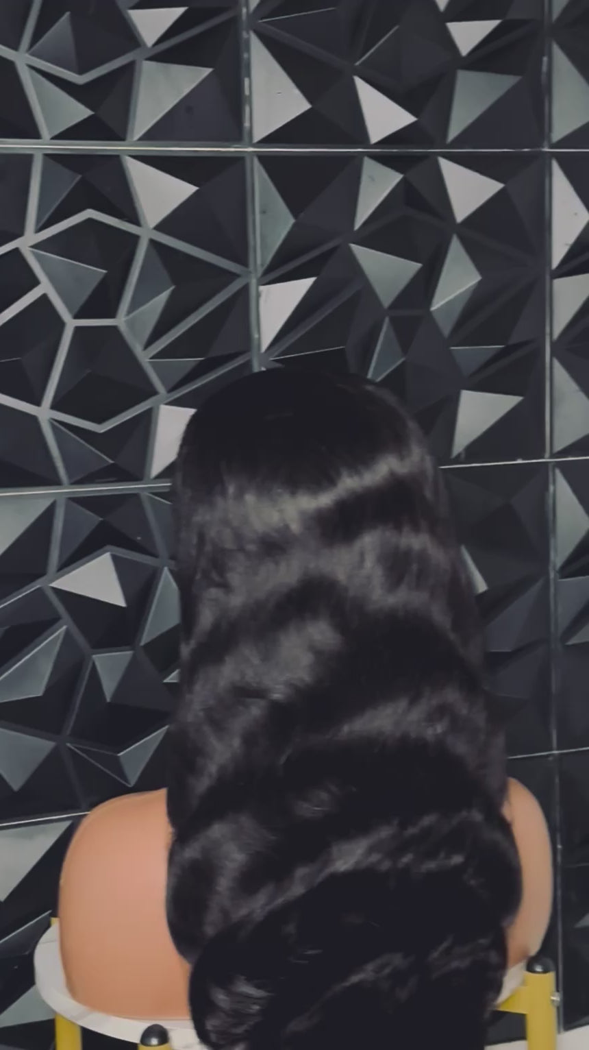 Luxury Body Wave Human Hair 18” lace frontal 13*6